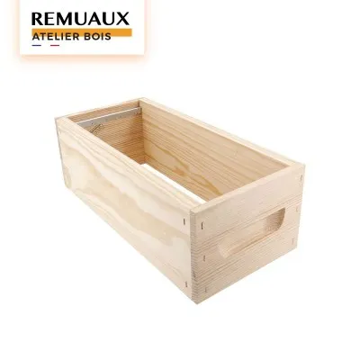 Haussette Langstroth mi bois 235×510 bande lisse