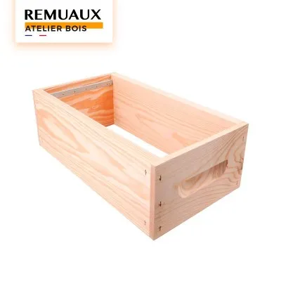 Haussette Langstroth mi bois 275×510 bande lisse