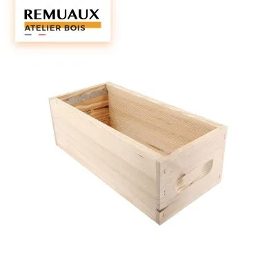 Haussette Langstroth mi bois 235×510 crémaillère 5 cadres