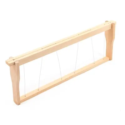 Cadre Dadant Hoffmann hausse langstroth fils verticaux 45mm