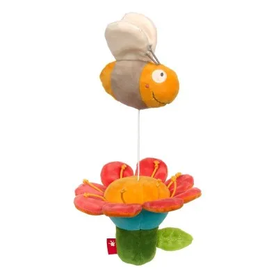 Hochet fleur et abeille