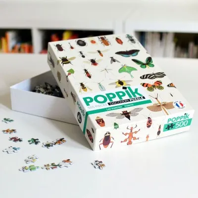 Puzzle éducatif INSECTES 500 pièces