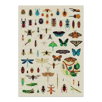 Puzzle éducatif INSECTES 500 pièces