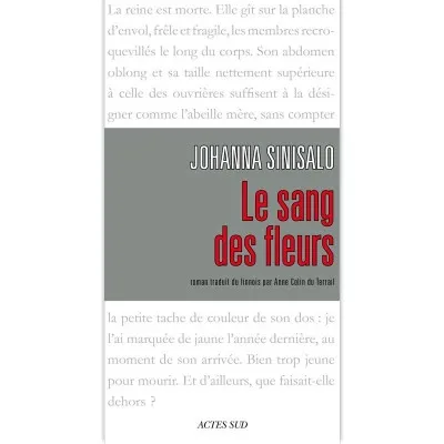 Le sang des fleurs
