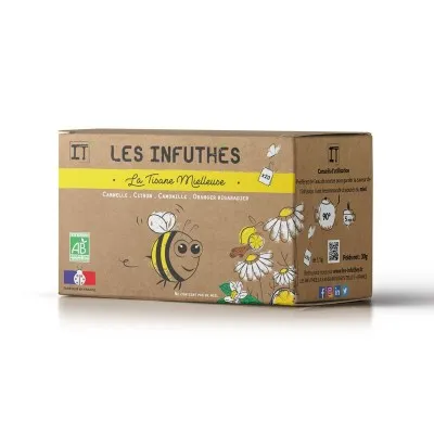 Infusion La Tisane mielleuse – Boîte de 20 sachets