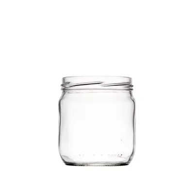 Pot verre rond TO 82 500g / 390ml