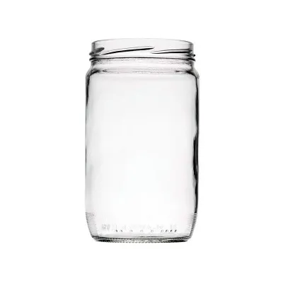 Pot verre rond TO 82 1kg / 750ml