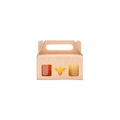 Coffret carton ondulé 3 pots 125 grammes