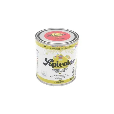 Peinture ruche Apicolor rouge 50 cl