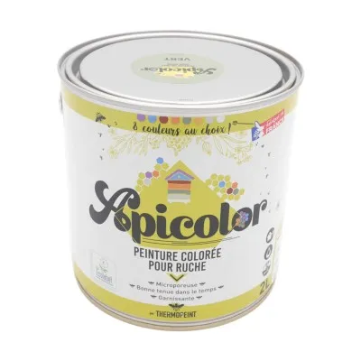 Peinture ruche Apicolor vert 2 litres