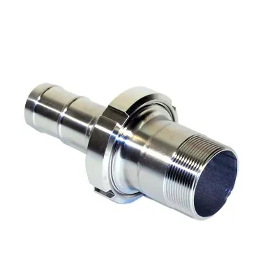 Raccord complet droit inox pas laitier 2" - DN50 - Raccord Doseuse