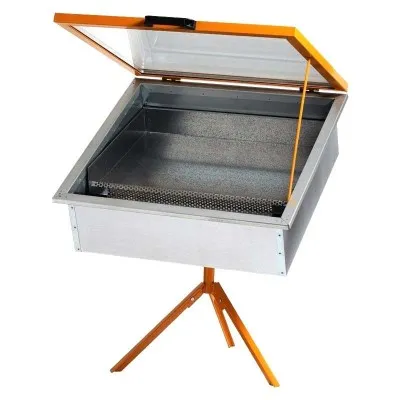 Cérificateur solaire galvanisé 70x70 avec pied Quarti