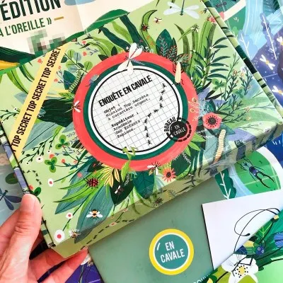 Jeu l'enquête par courrier - Nature et insectes