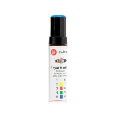 Peinture bleue pour reine Swienty