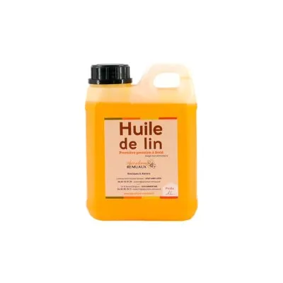 Bidon de 1 litre d'huile de lin
