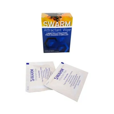 Boite de 10 lingettes attractives pour essaims d'abeilles SWARM
