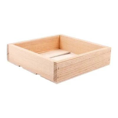 Coffret 25 x 25 cm en bois fabriqué en France par l'atelier de menuiserie Remuaux