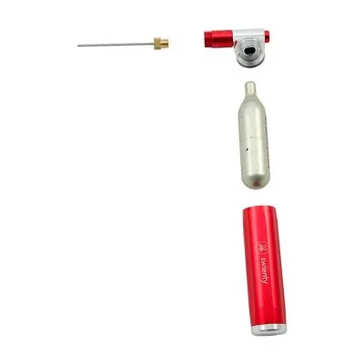 Dispositif de dosage CO2 Swienty avec cartouche 16g pour testeur varroa apicole.