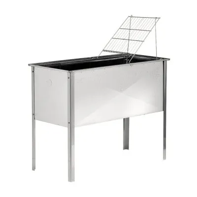 Bac à désoperculer en inox QUARTI - dimensions 100x48x40 cm