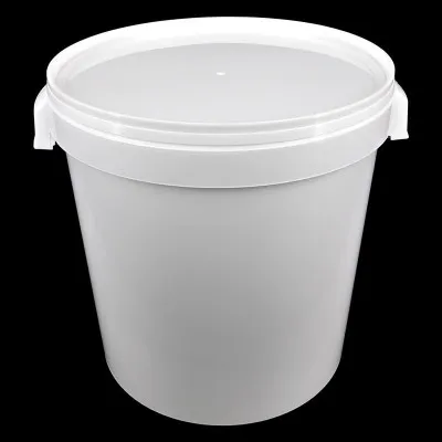 Seau plastique 40 kg / 30L avec couvercle