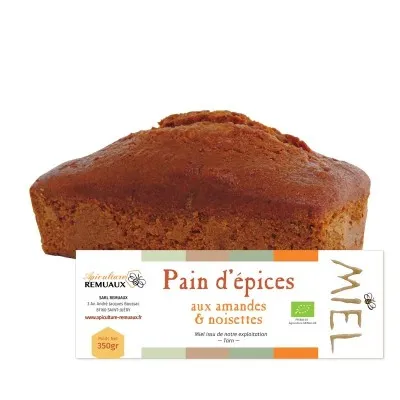 Pain d’épices BIO amandes et noisettes