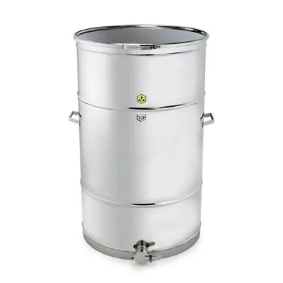 Maturateur inox 600 kg étanche Fritz avec sortie DN50 et robinet 2 pouces