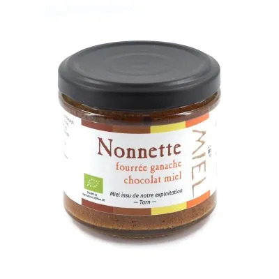 Nonnette fourrée ganache chocolat miel Bio