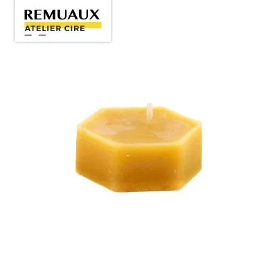 Bougie chauffe-plat en cire d'abeille