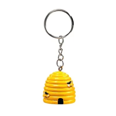 Porte-clé Ruche en résine