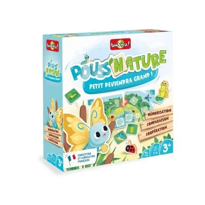 Pouss'Nature - Jeu de société à partir de 3 ans
