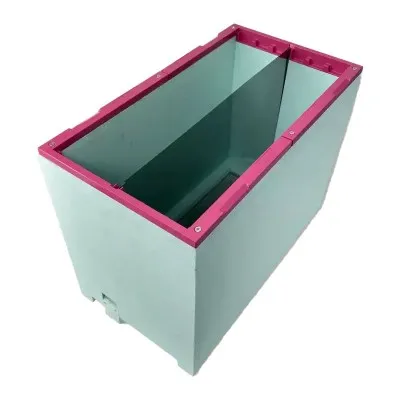 Ruchette divisible Dadant 6 cadres QUARTI avec partition inox.