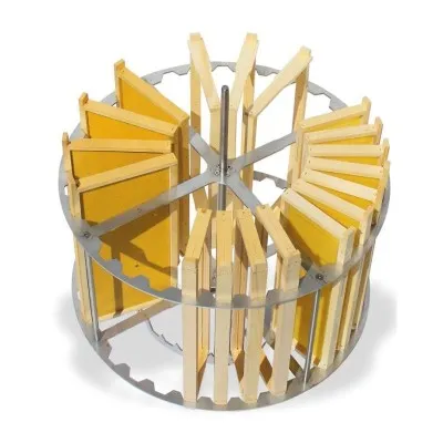 Cage 28 cadres Dadant hausse pour l'extracteur radiaire LEGA FLAMINGO