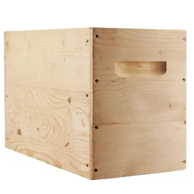 Corps Dadant mi bois 5 cadres déclassé - assemblage en mi-bois.