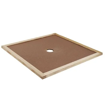 Couvre-cadres en isorel avec encadrement bois – pour ruche Dadant 12 cadres.