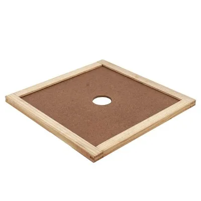 Couvre-cadres Warré avec trou central – 350x350x15 mm