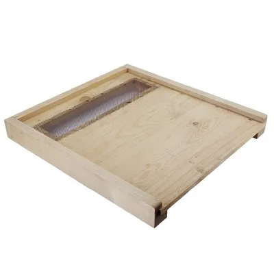 Plateau bois aéré 500x525 mm pour ruche 12 cadres