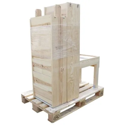Volet bois amovible et vitre en plexiglass – observation des abeilles sans dérangement