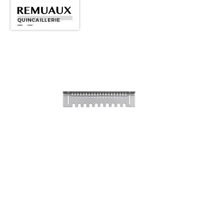 Porte métal tradition 180 x 35 mm – modèle réversible pour ruchette ou ruchette d’élevage.