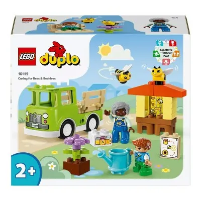 Boîte officielle LEGO DUPLO 10419 Prendre soin des abeilles et des ruches – jouet éducatif dès 2 ans.