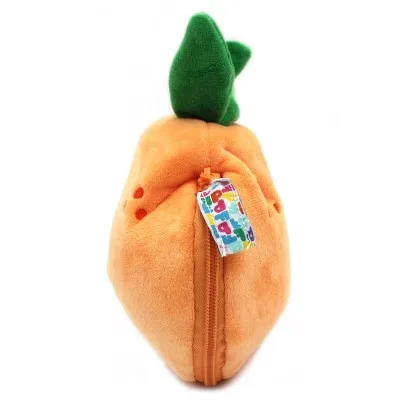 peluche mandarine fermée avec zip réversible – Flipetz Les Déglingos