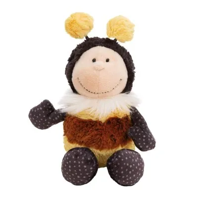 Peluche abeille Beelinda assise de face 18 cm
