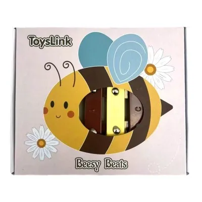 Xylophone abeille en bois ToysLink – jouet musical éducatif pour enfants