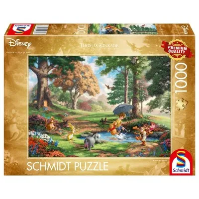 Boîte du puzzle Schmidt 1000 pièces Winnie l’Ourson Disney par Thomas Kinkade