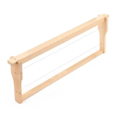 Cadre Dadant Hoffmann hausse langstroth fils horizontaux 45mm