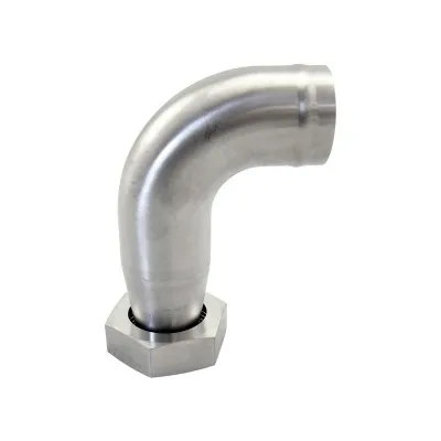 Raccord coudé inox 90° réducteur Ø1,5" vers Ø2" pour doseuse Dana api MATIC - Raccord Doseuse