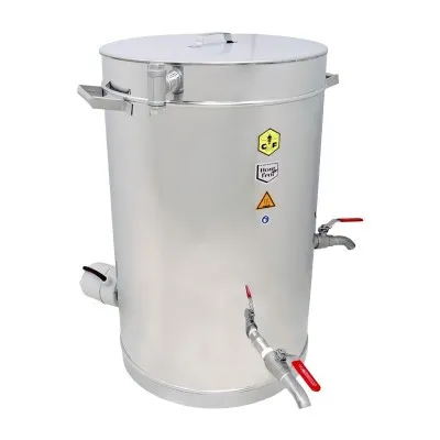 Clarificateur de cire inox 75 L - Double paroi chauffante