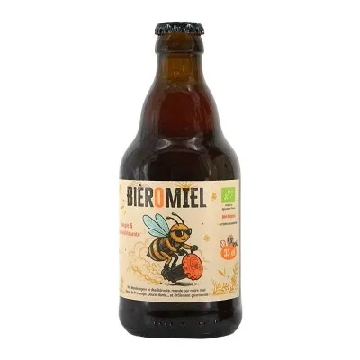 Bière blonde légère au miel de printemps - bouteille de 33 cl