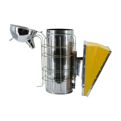 Enfumoir inox Fiorillo hauteur 30 cm avec cage de protection et soufflet vinyle