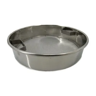 Tamis inox AISI 304 Ø280 mm avec maille 1,5 mm pour seau à miel