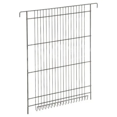 Grille tangentielle inox QUARTI pour extracteur radiaire 9 cadres